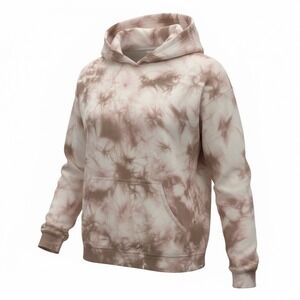 Lululemon All Yours Hoodie Womens 8 Earth Dye Pink Brown Tie Dye Sweatshirt